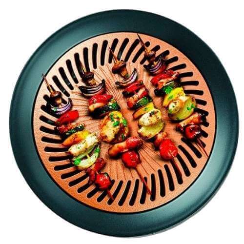 combo grill pro no fumo cuoce più cibi insieme